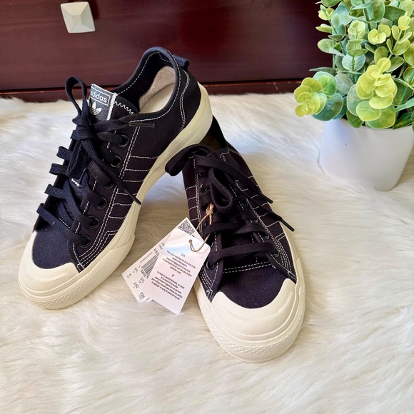 NWT Adidas Originals Nizza RF Core Canvas Sneakers – Men Size 6 & Women Size 7 - Picture 12 of 13